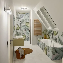 OSRAM LED-seinävalaisin ORBIS FLAME, musta, 2-lamppuinen, CCT IP44