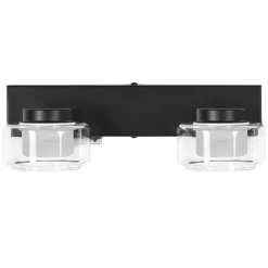 OSRAM LED-seinävalaisin ORBIS FLAME, musta, 2-lamppuinen, CCT IP44