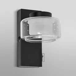 OSRAM LED-seinävalaisin ORBIS FLAME, musta, metalli, IP44 CCT