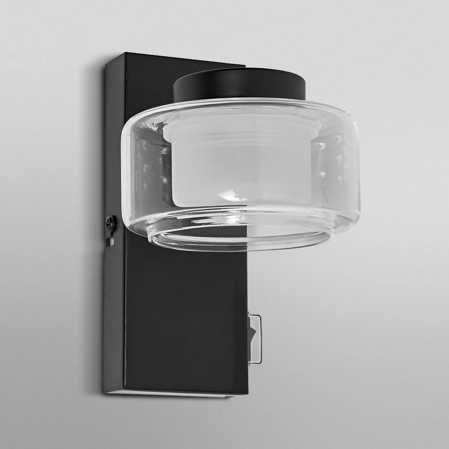 OSRAM LED-seinävalaisin ORBIS FLAME, musta, metalli, IP44 CCT