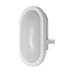 OSRAM LED-ulkoseinälamppu BULKHEAD, valkoinen 11 W muovi IP54
