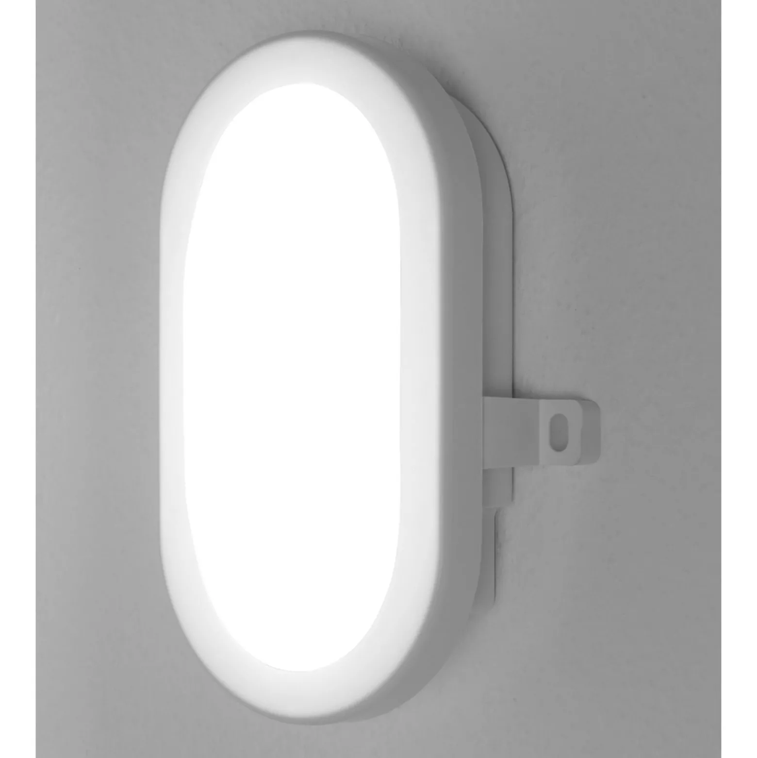 OSRAM LED-ulkoseinälamppu BULKHEAD, valkoinen, 6 W muovi IP54