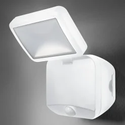 OSRAM LED-ulkoseinävalaisin DOUBLE, 1-lamppuinen, valkoinen, paristo