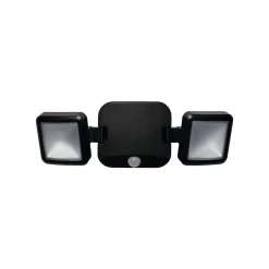 OSRAM LED-ulkoseinävalaisin DOUBLE, musta, 2-lamppuinen, paristo