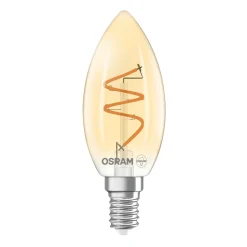 OSRAM LED Vintage B28 E14 3,5W 922 Spiral Filament kultainen himmeä
