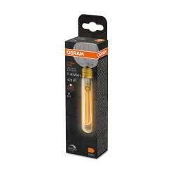 OSRAM LED Vintage 1906, putki, kultainen, E27, 4,8 W, 822, dim.