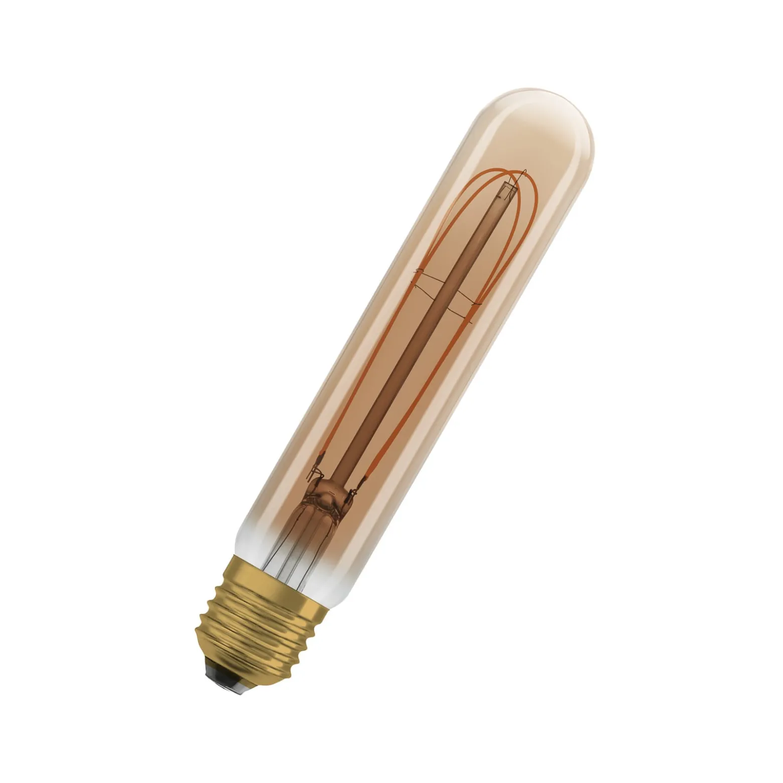 OSRAM LED Vintage 1906, putki, kultainen, E27, 4,8 W, 822, dim.