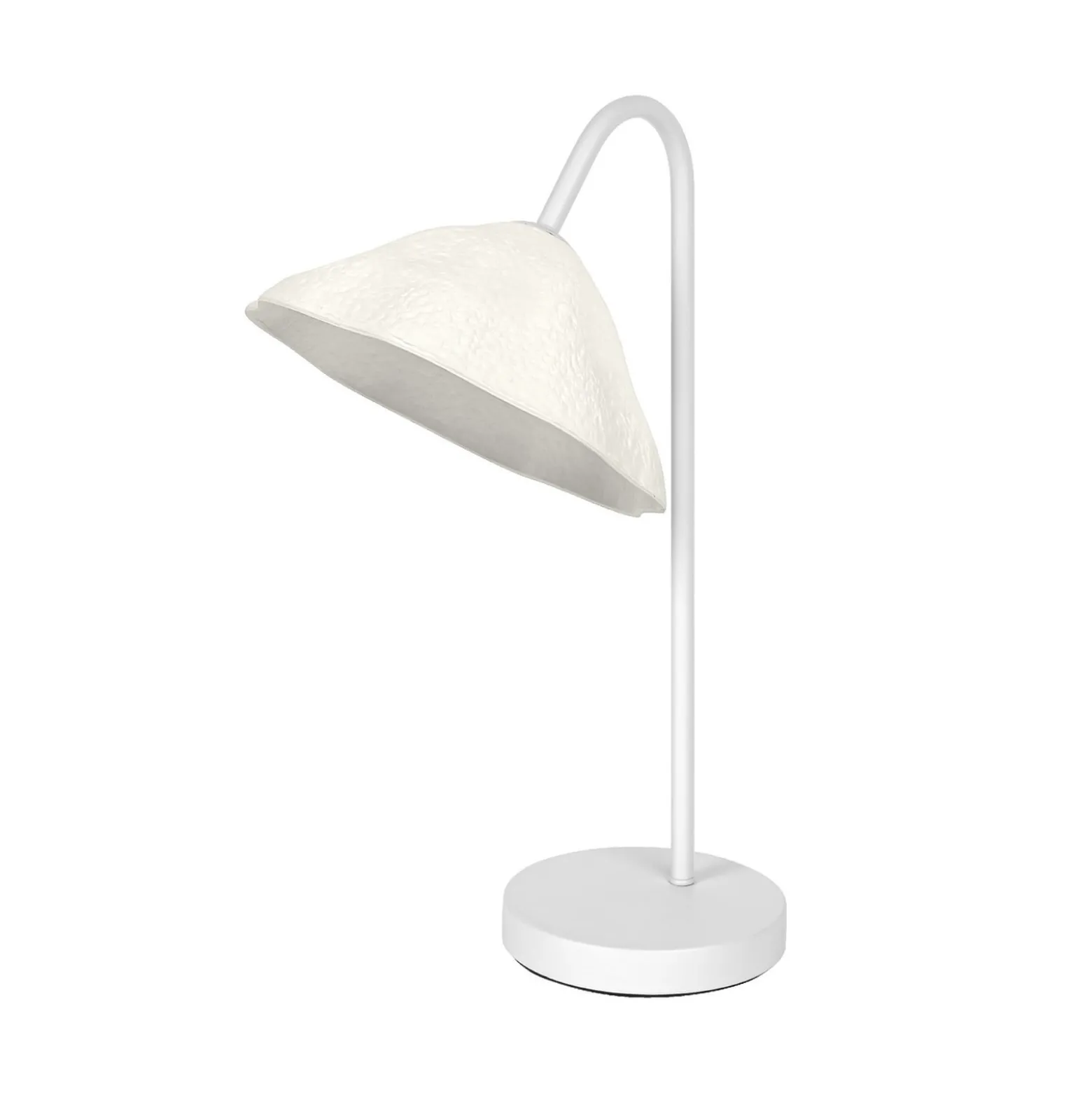 OSRAM pöytälamppu Decor Lotus Leaf, 1-lamppuinen, valkoinen, paperi, E14