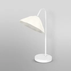 OSRAM pöytälamppu Decor Lotus Leaf, 1-lamppuinen, valkoinen, paperi, E14