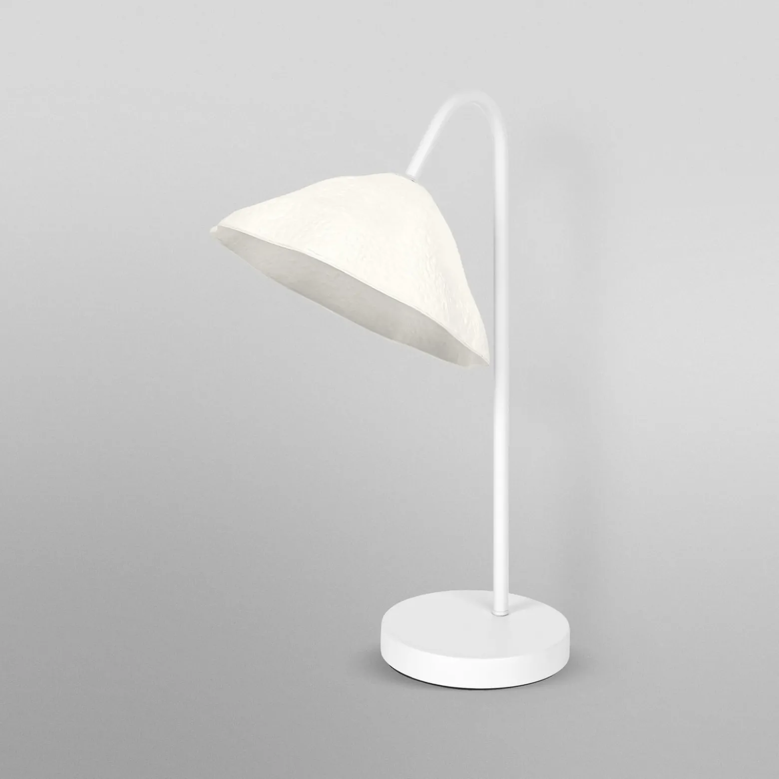OSRAM pöytälamppu Decor Lotus Leaf, 1-lamppuinen, valkoinen, paperi, E14