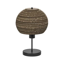 OSRAM pöytävalaisin BALL, ruskea, korkeus 39 cm, aaltopahvi, E27