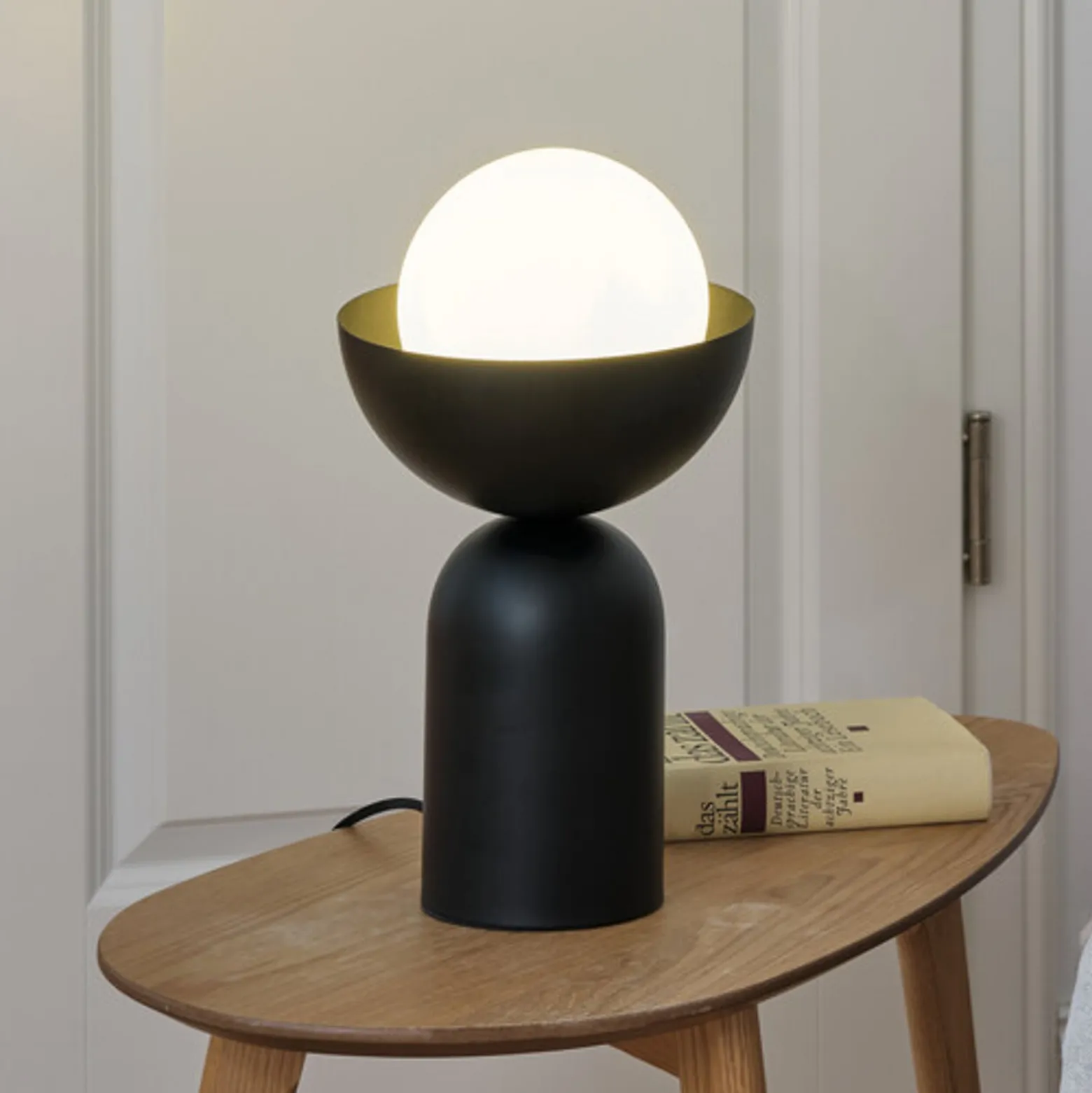 OSRAM pöytävalaisin Decor Bowl, musta, teräs, E14