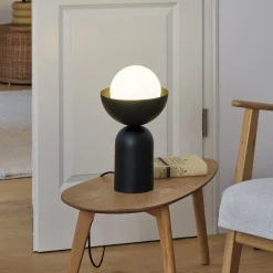 OSRAM pöytävalaisin Decor Bowl, musta, teräs, E14