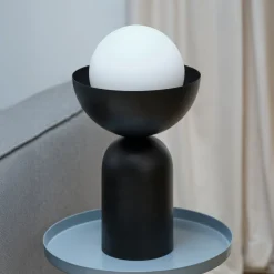 OSRAM pöytävalaisin Decor Bowl, musta, teräs, E14