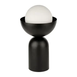 OSRAM pöytävalaisin Decor Bowl, musta, teräs, E14