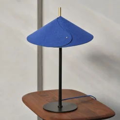OSRAM pöytävalaisin Decor Flip, sininen, huopa, G9, säädettävä