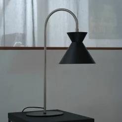 OSRAM pöytävalaisin Decor Waist, teräs, musta, E27
