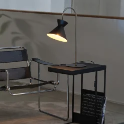 OSRAM pöytävalaisin Decor Waist, teräs, musta, E27