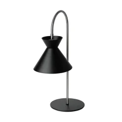 OSRAM pöytävalaisin Decor Waist, teräs, musta, E27