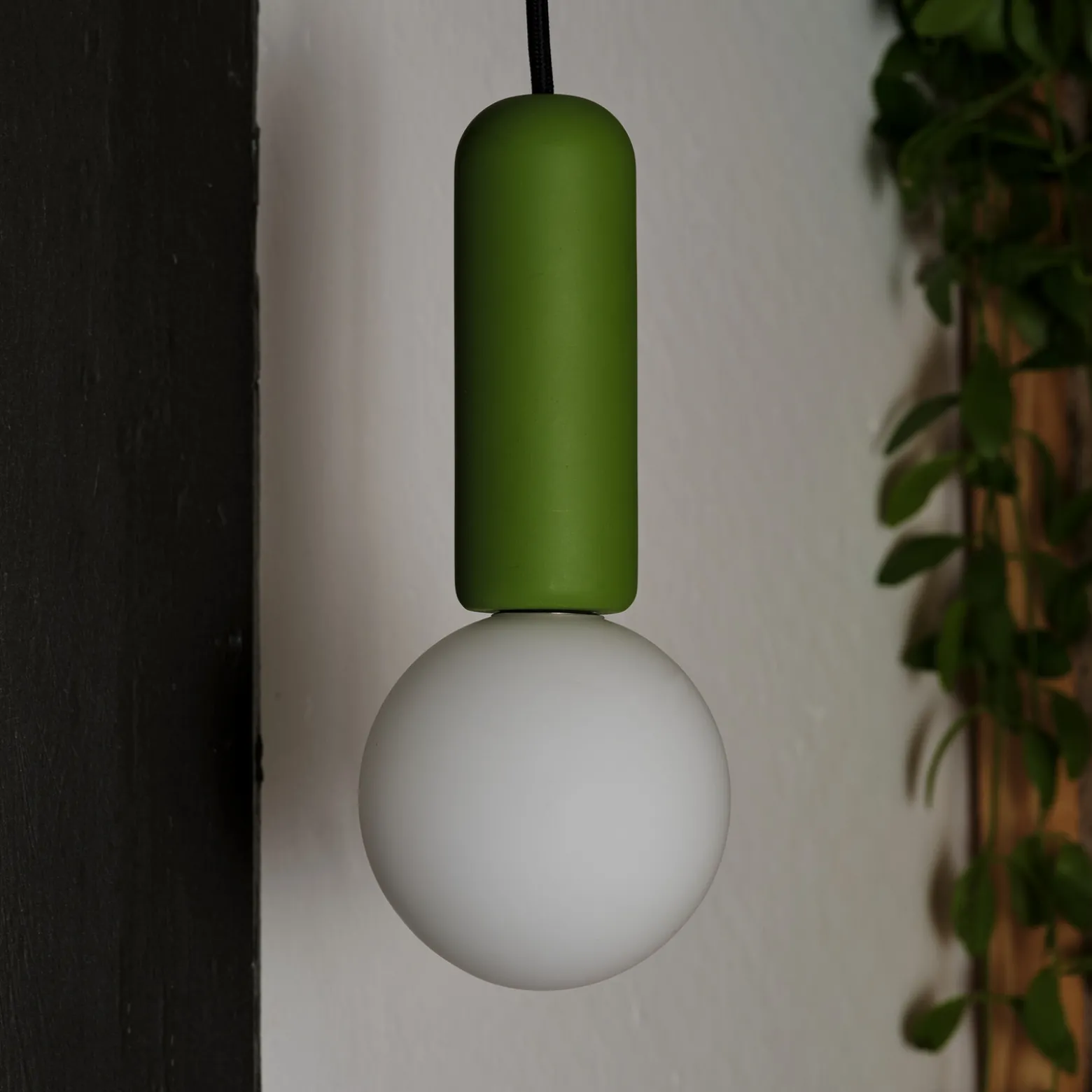 OSRAM riippuvalaisin Decor Concrete Mic, vihreä, betoni, G9