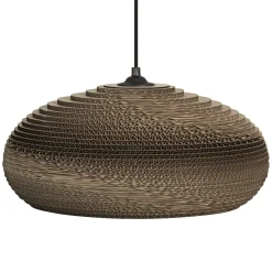 OSRAM riippuvalaisin DROP, ruskea, Ø 40 cm, aaltopahvi, E27