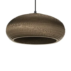 OSRAM riippuvalaisin DROP, ruskea, Ø 40 cm, aaltopahvi, E27