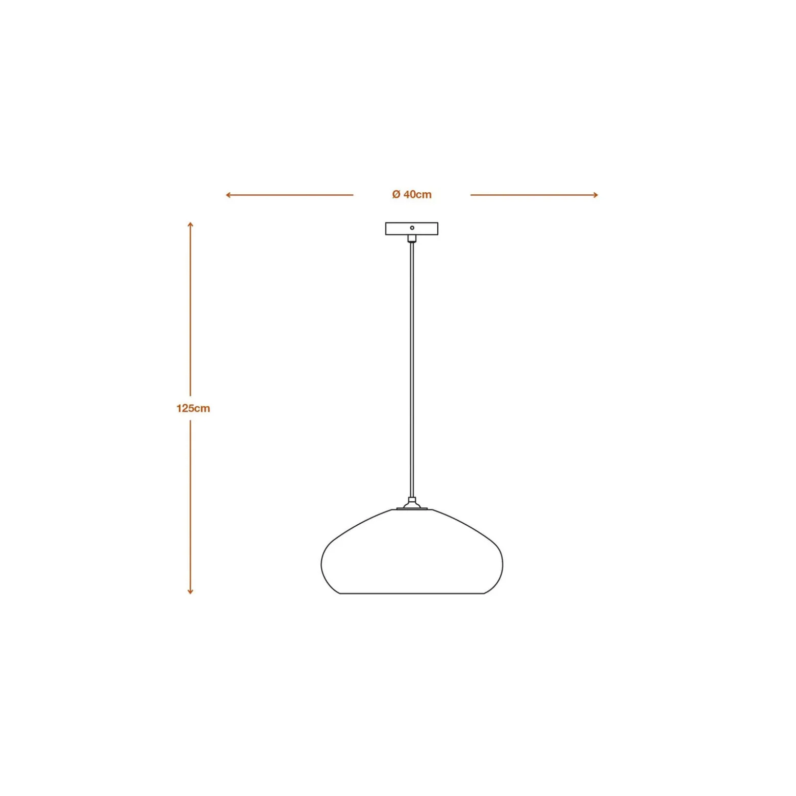 OSRAM riippuvalaisin DROP, ruskea, Ø 40 cm, aaltopahvi, E27
