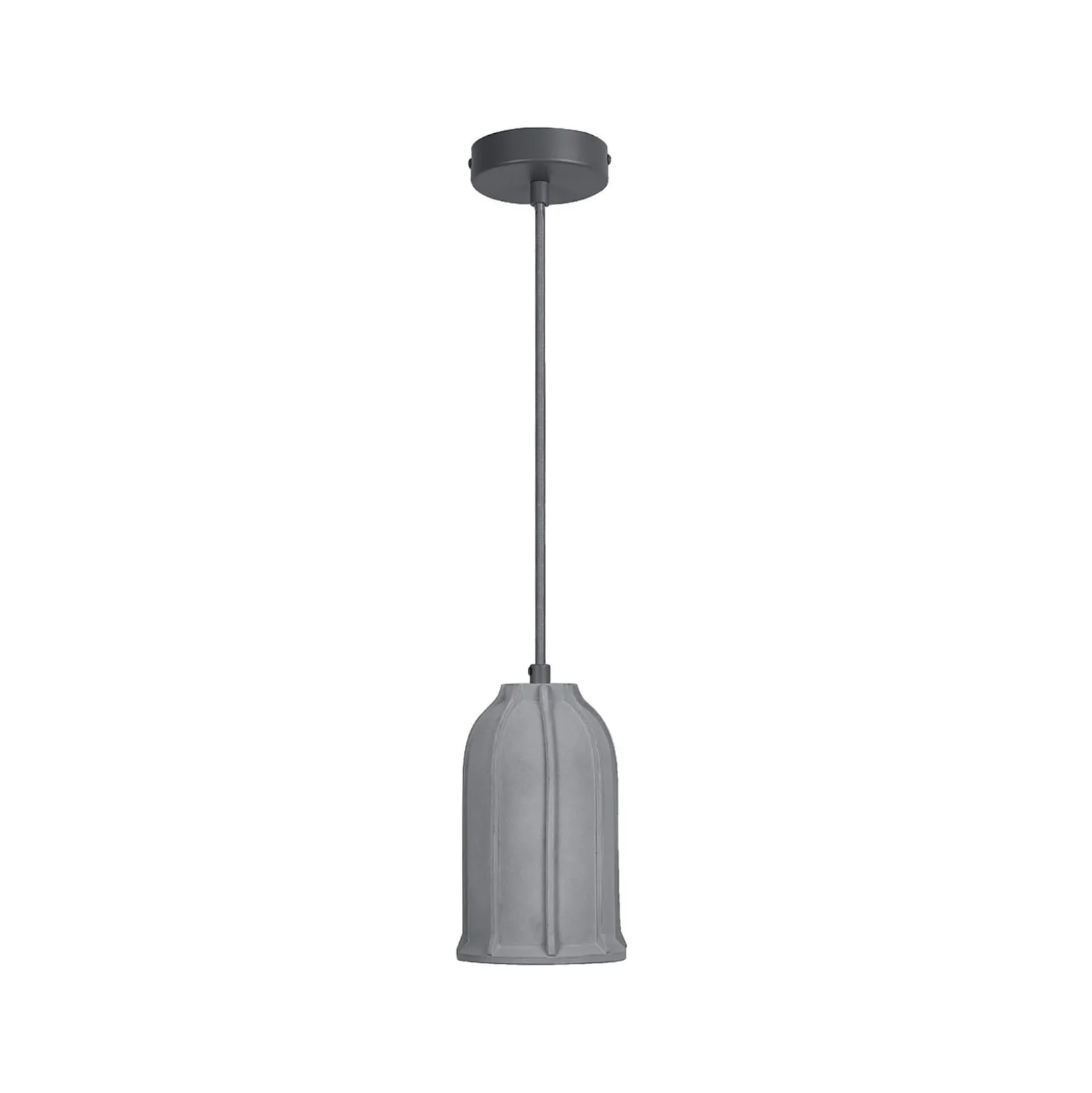 OSRAM riippuvalo CONCRETE SIM, harmaa, Ø 12 cm, betoni, E27