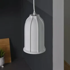 OSRAM riippuvalo CONCRETE SIM, harmaa, Ø 12 cm, betoni, E27