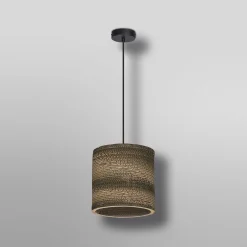 OSRAM riippuvalo CYLINDER, 1-lamppuinen, ruskea, Ø 25 cm, aaltopahvi