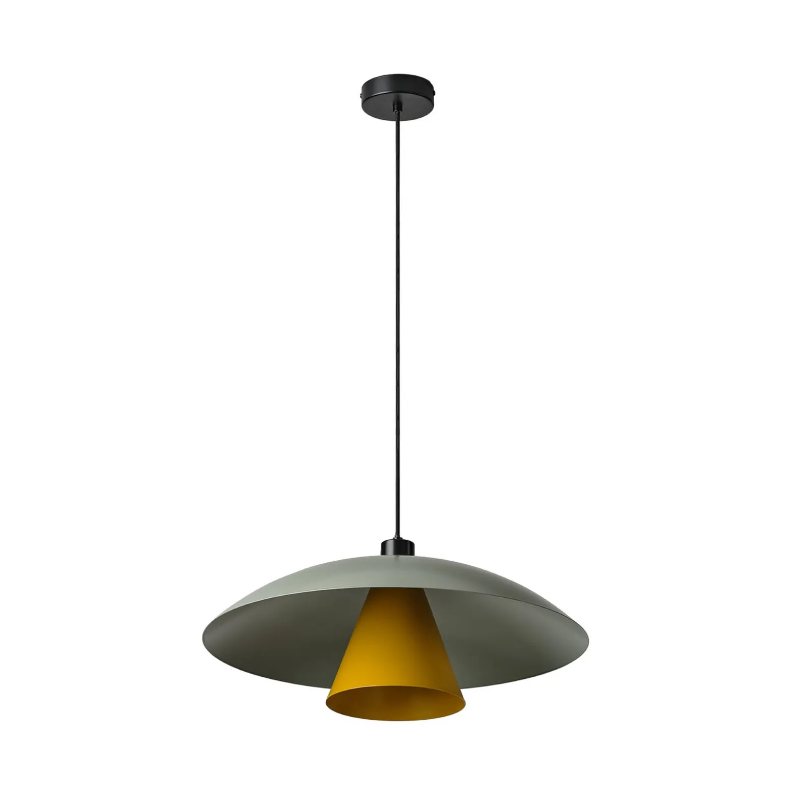 OSRAM riippuvalo Decor Flying Mushroom vihreä/keltainen, teräs, E27