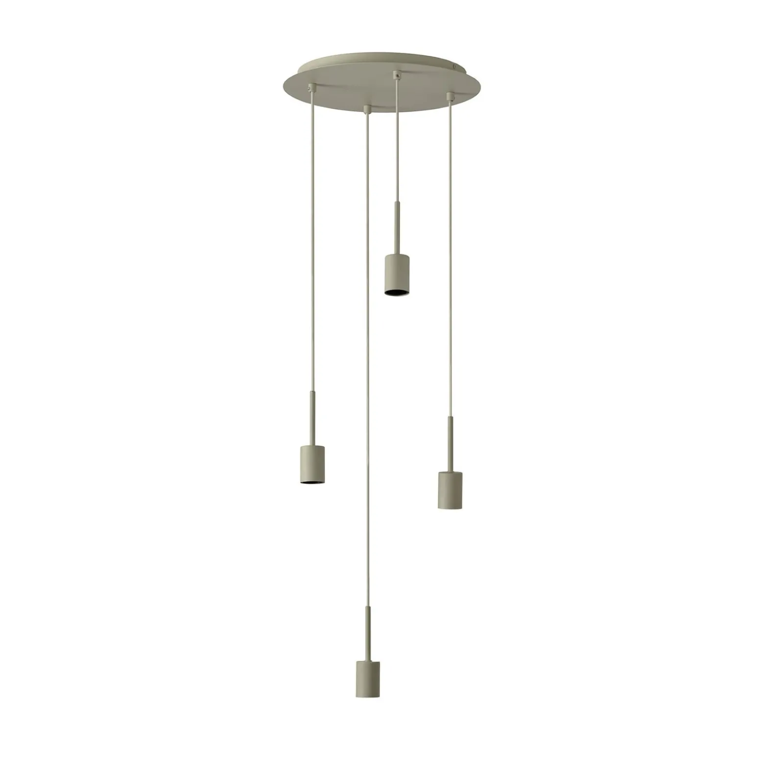 OSRAM riippuvalo Decor Needle Plate beige, teräs, 4-lamppuinen, E27