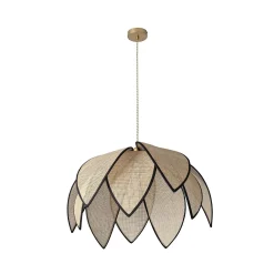 OSRAM riippuvalo Decor Rattan Lotus, Ø 67 cm, beige, E27