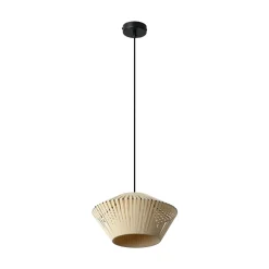 OSRAM riippuvalo Decor Stripes Ø 30,5 cm, beige, tekstiili, E27