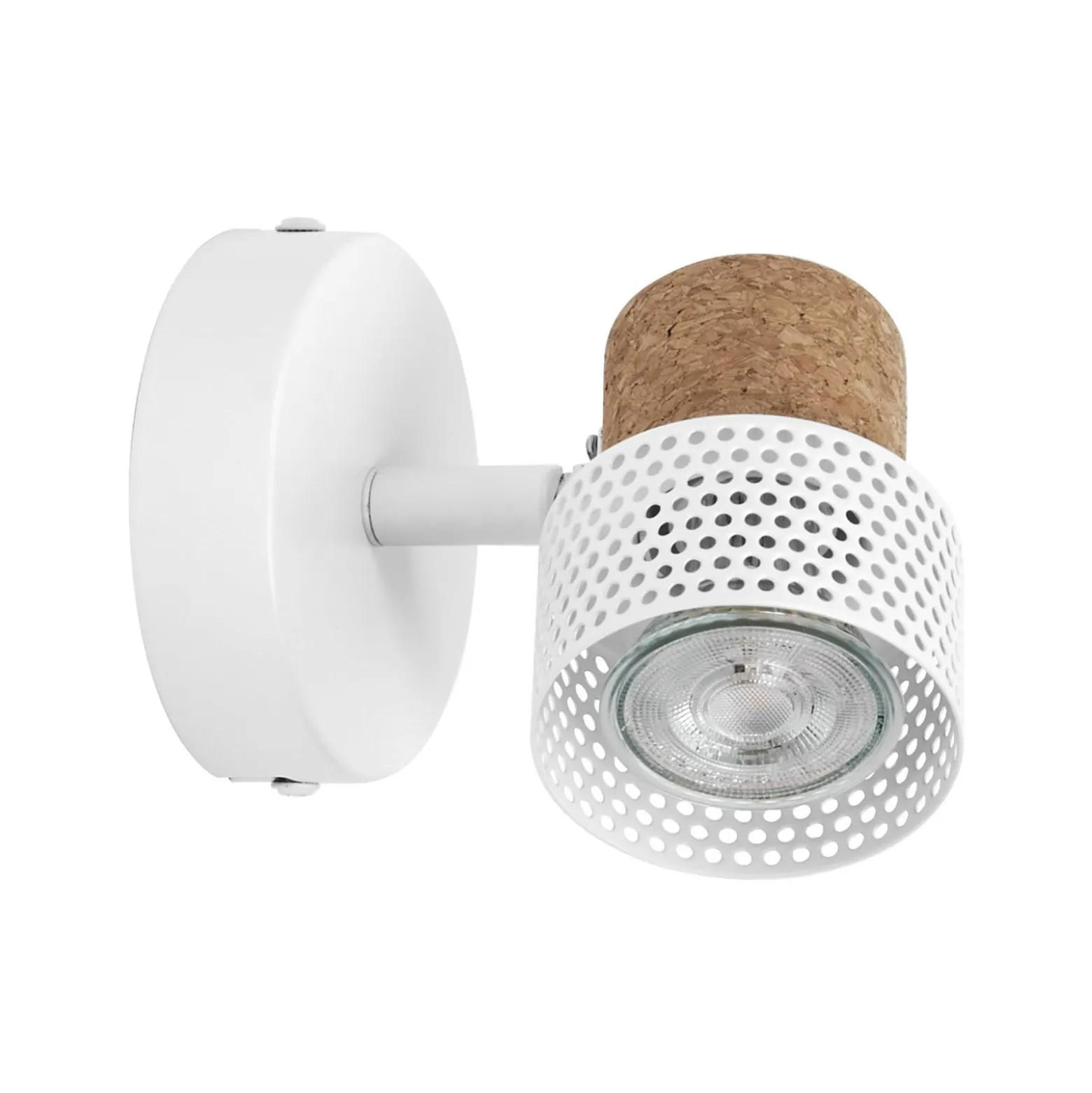 OSRAM seinäkohdevalaisin CORK, valkoinen, 1 spotti, GU10-LED, 927, himmennettävä