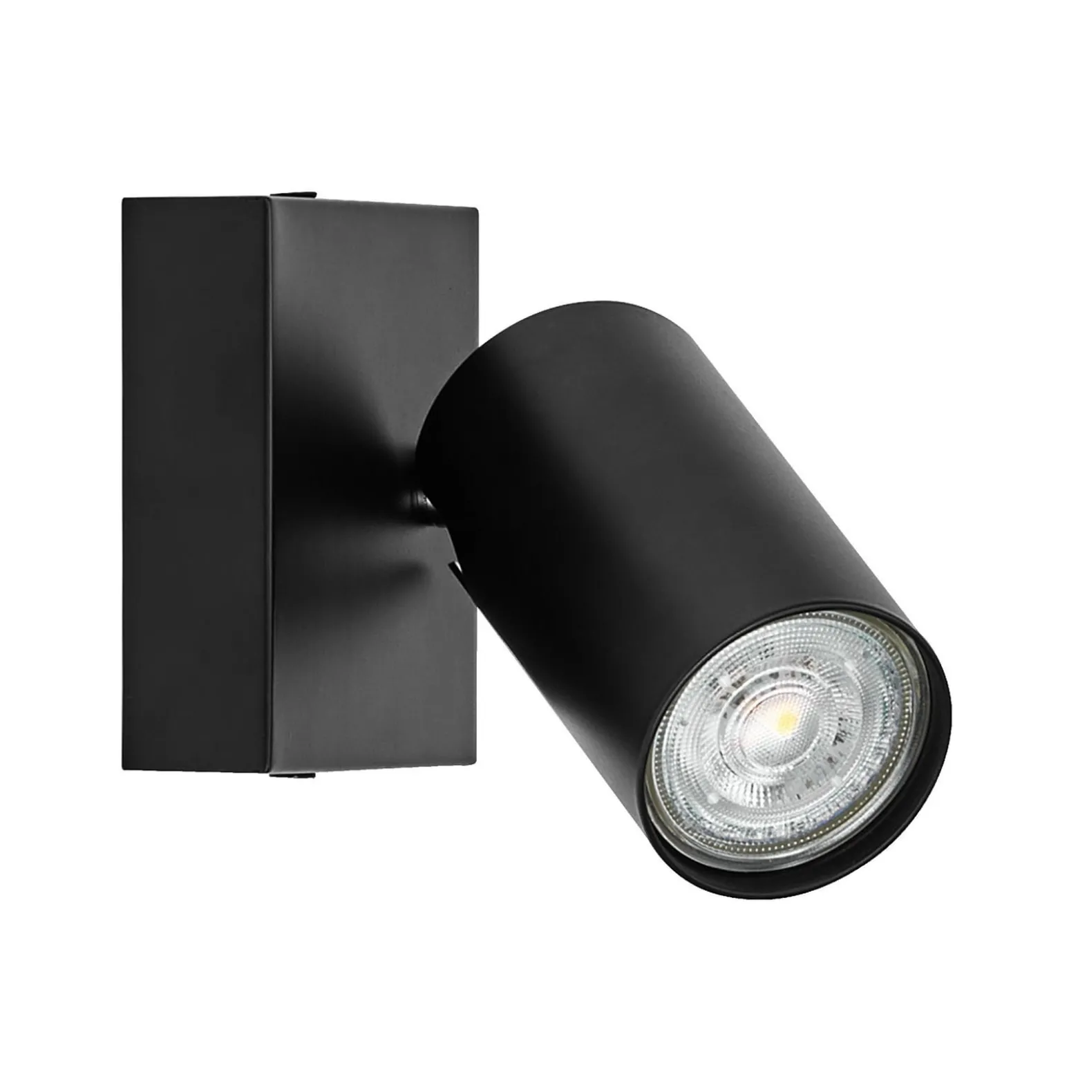 OSRAM seinäkohdevalaisin OCTAGON musta 1-lamppuinen GU10-LED 927 himmennettävä