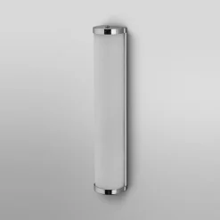 OSRAM seinälamppu BATHROOM, kromi, pituus 46 cm, metalli/lasi, IP44