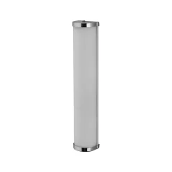 OSRAM seinälamppu BATHROOM, kromi, pituus 46 cm, metalli/lasi, IP44