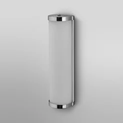 OSRAM seinälamppu BATHROOM, kromi, pituus 32 cm, metalli/lasi, IP44