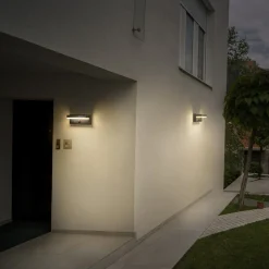 OSRAM seinälamppu ENDURA STYLE ROBUST, anturi, tummanharmaa IP54