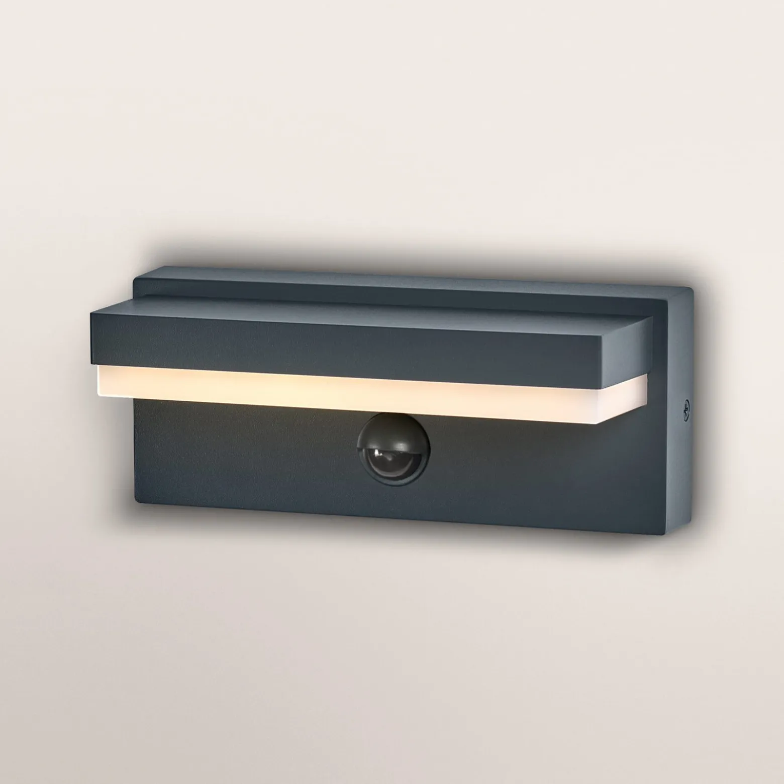 OSRAM seinälamppu ENDURA STYLE ROBUST, anturi, tummanharmaa IP54