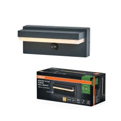 OSRAM seinälamppu ENDURA STYLE ROBUST, anturi, tummanharmaa IP54
