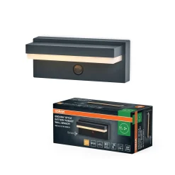 OSRAM seinävalaisin ENDURA STYLE ROBUST, harmaa, anturi IP54 USB