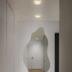OSRAM SLIM LED-uppovalaisin, halkaisija 17 cm, valkoinen, metalli, 3 000 K