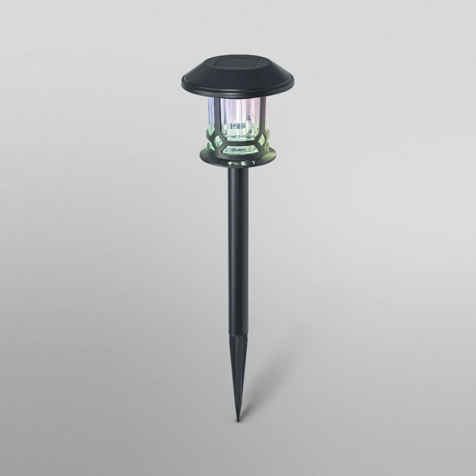 OSRAM SMART+ aurinkokäyttöinen LED-maapiikkivalaisin, musta RGB CCT IP44