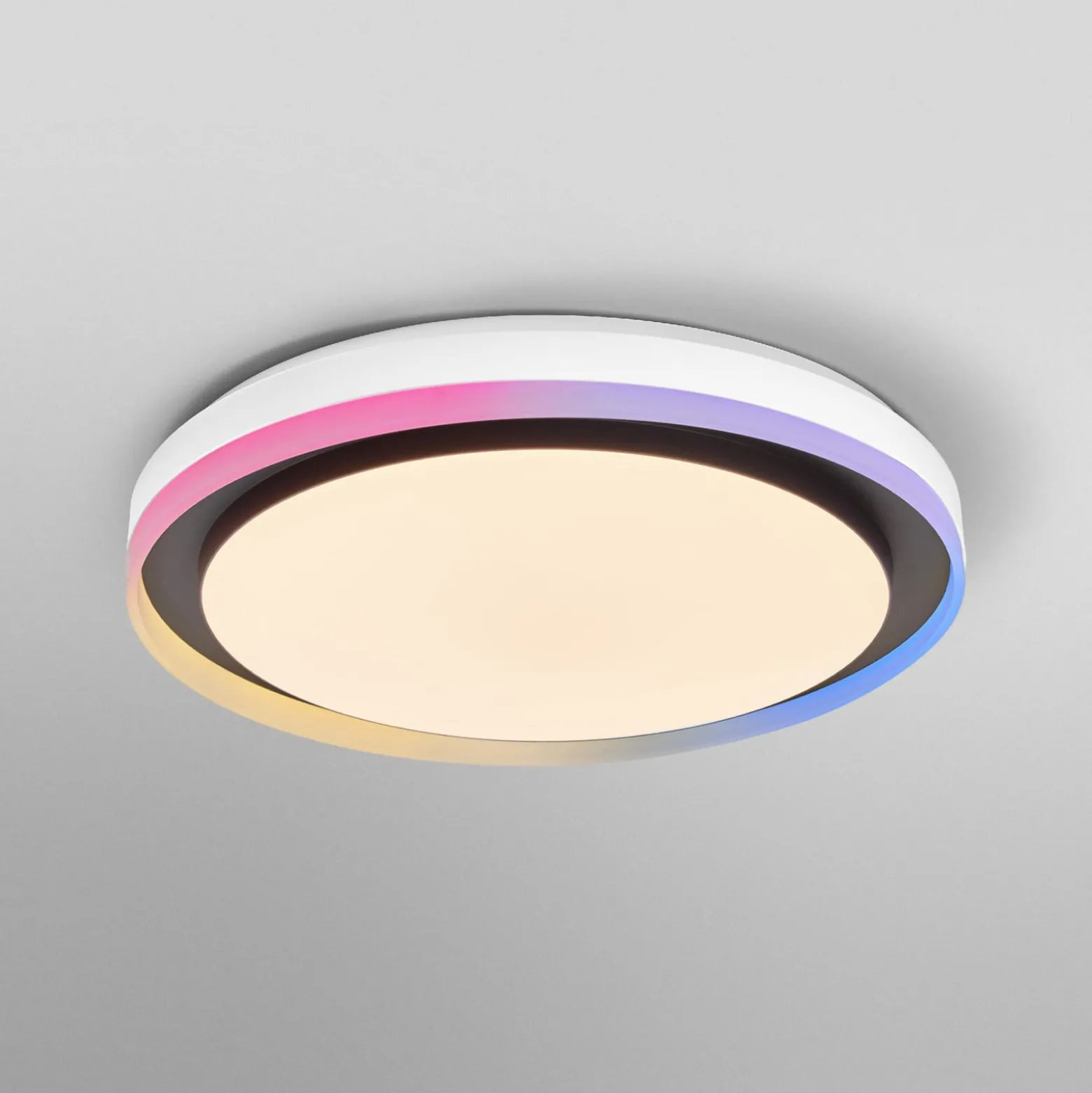 OSRAM SMART+ WiFi-kattovalaisin ORBIS ZEST musta 50 cm RGBCCT