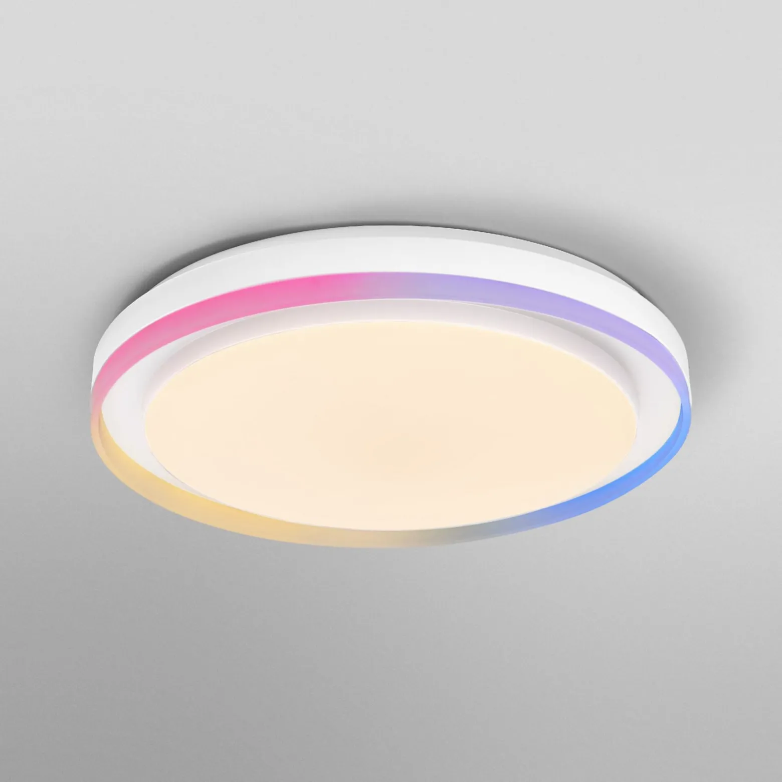 OSRAM SMART+ WiFi-kattovalaisin ORBIS ZEST, valkoinen 50 cm RGB CCT