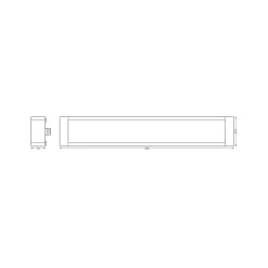OSRAM SMART+ WiFi LED-kaapinalusvalaisin UNDERCABINET, valkoinen 50 cm