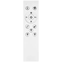 OSRAM SMART+ WiFi LED-kattotuuletin ROUND valkoinen hiljainen 55 cm