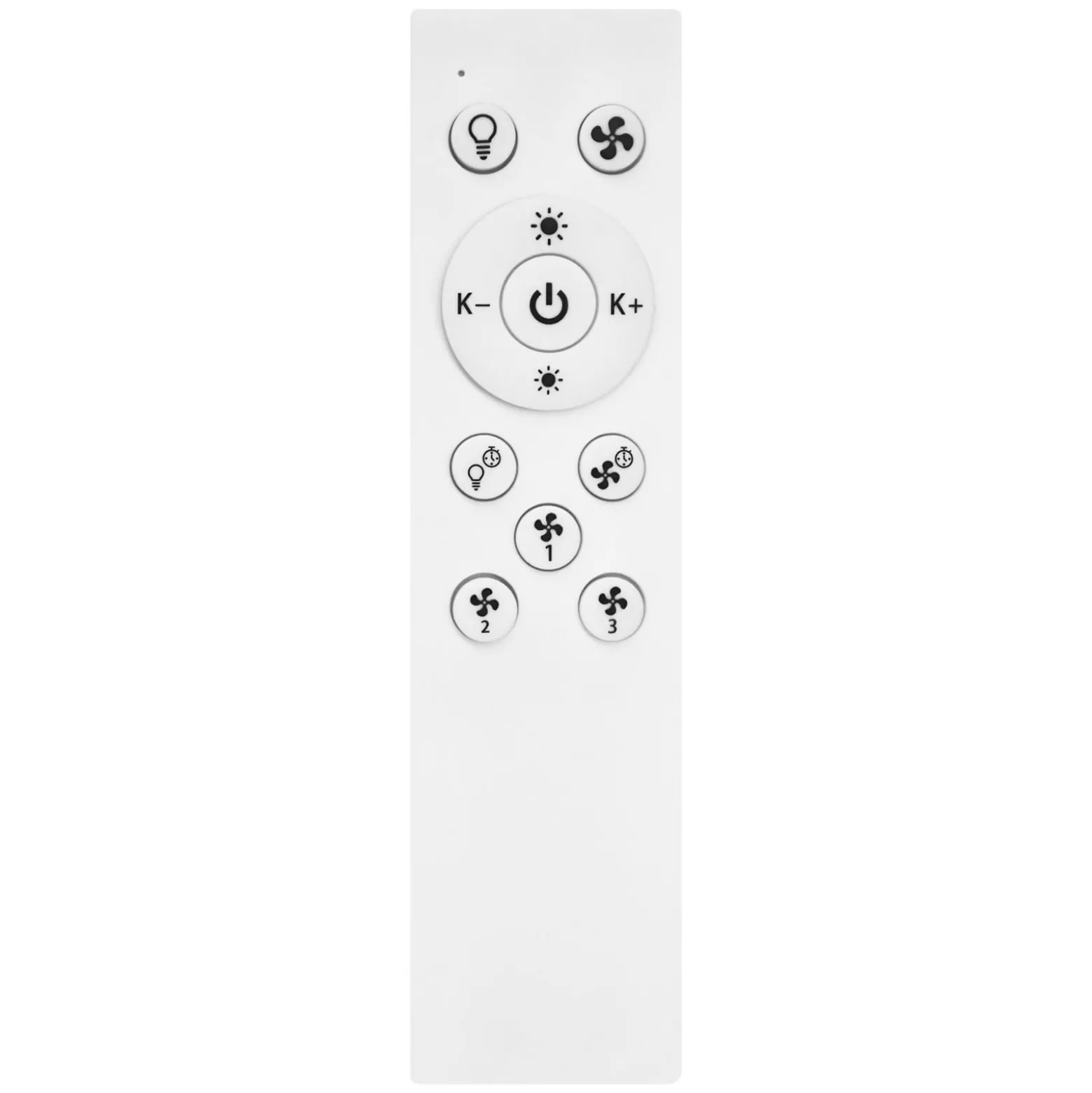 OSRAM SMART+ WiFi LED-kattotuuletin ROUND valkoinen hiljainen 55 cm